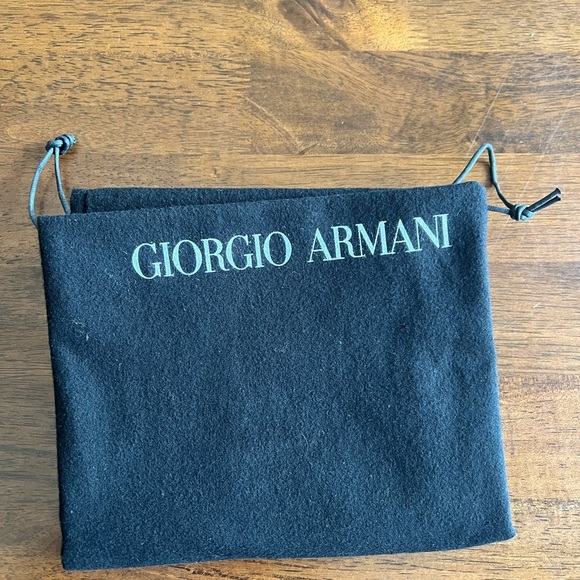 Giorgio Armani Designer Dust Bag with Drawstring Closure – 27x23” XL Black - Picture 6 of 6